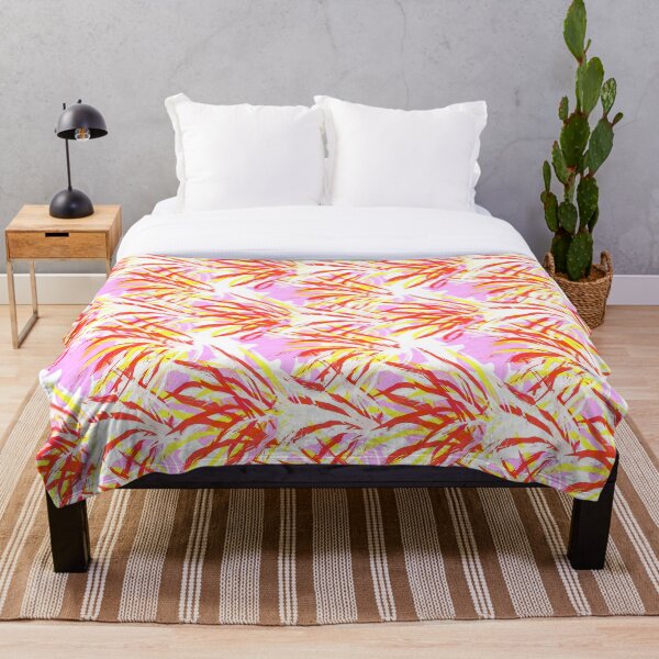 Item preview, Palm Leaves. African Wax Summer Design. Tropical Vibe. Grunge. designed and sold by Zimniy.
