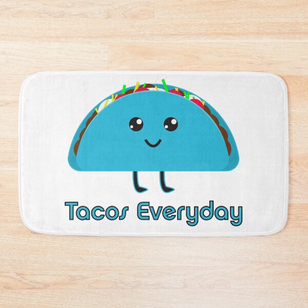 Aperçu de l'œuvre Tacos au quotidien Happy Blue Taco créée et vendue par scottneumyer.