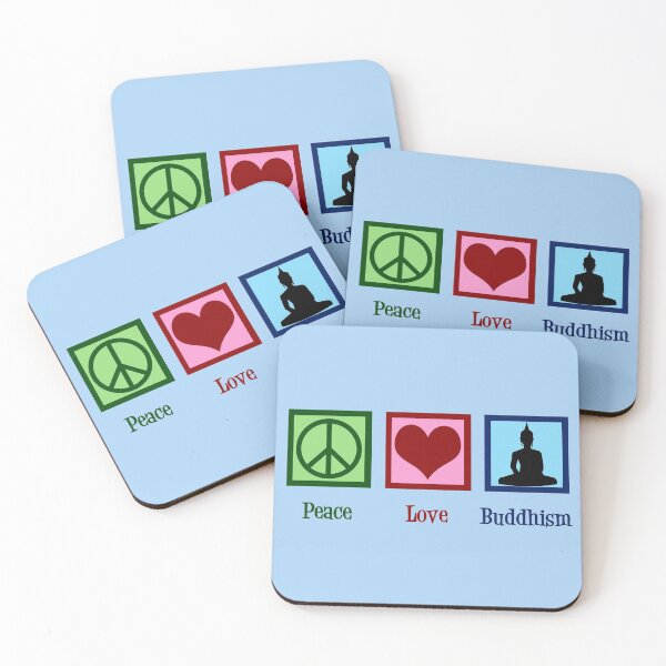 Item preview, Peace Love Buddhism designed and sold by Epic Love Designs.