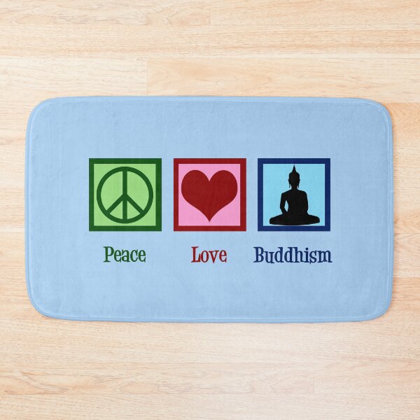 Artikelvorschau, Frieden, Liebe, Buddhismus entworfen und verkauft von Epic Love Designs.