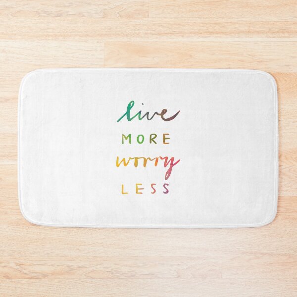 Item preview, Live more worry less designed and sold by Wanderlust40.