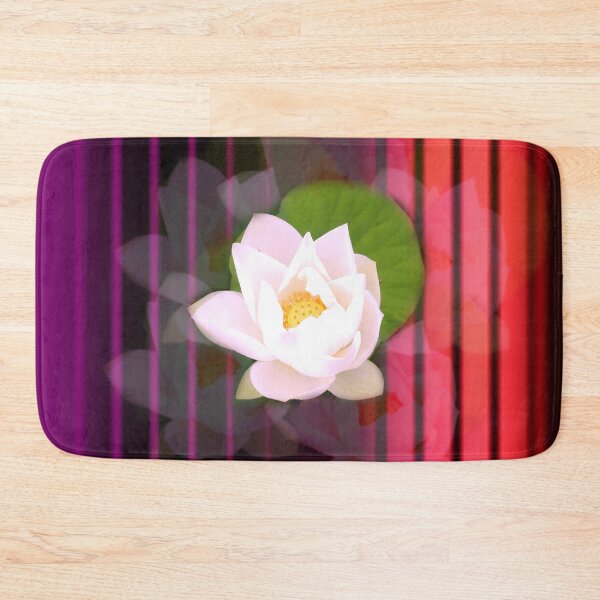 Item preview, Red Stripe and Lotus flower designed and sold by Red bubble Artist.