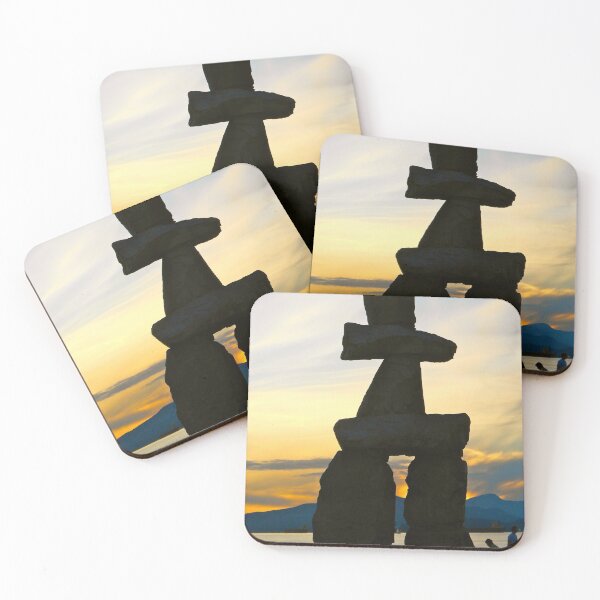 Item preview, The Inukshuk at Sunset  designed and sold by RichImage.