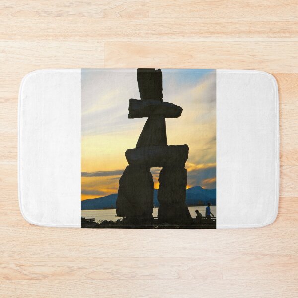 Item preview, The Inukshuk at Sunset  designed and sold by RichImage.