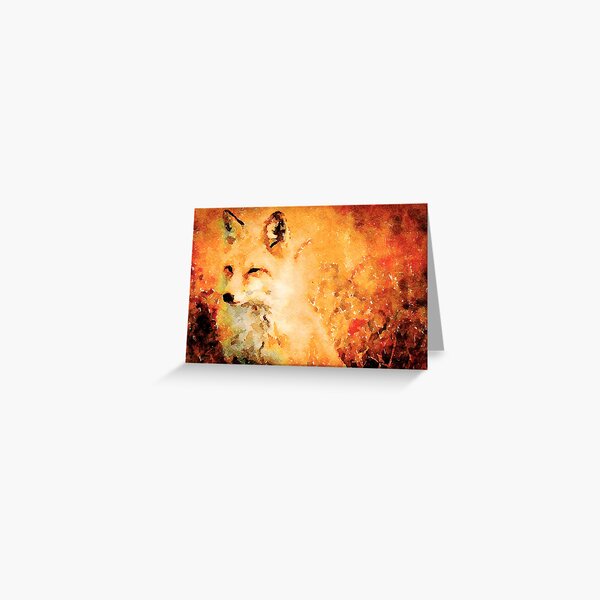Fox Greeting Card