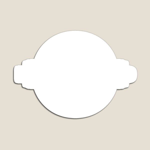 Bard in the Yard (Delta) White Logo Magnet