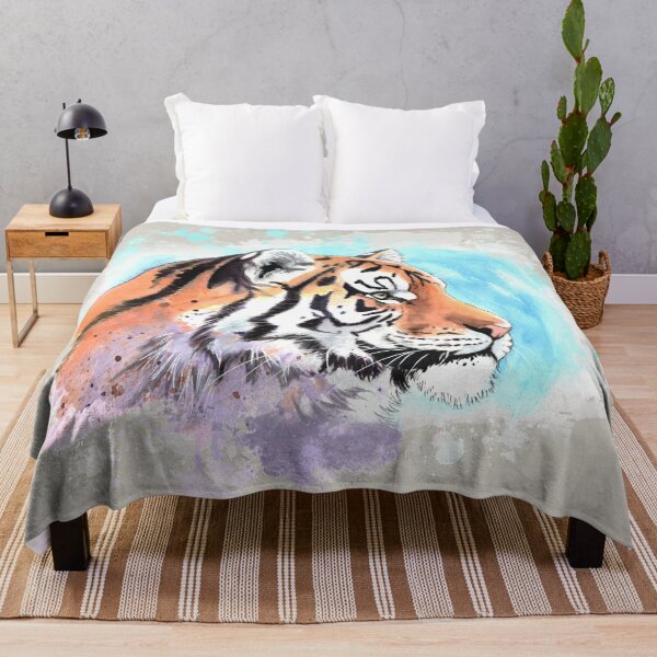 Item preview, Serene tiger - grey designed and sold by Petrún Sigurðardóttir.