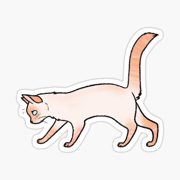 Flame Point Siamese Cat Sticker