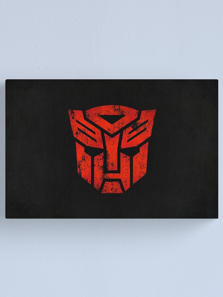 Alternate view of Autobots Logo · Distressed Canvas Print