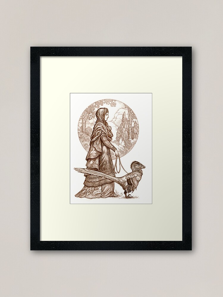 Alternate view of Joveta and Isambart Framed Art Print