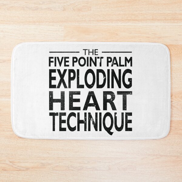 Item preview, Five Point Palm Exploding Heart Technique designed and sold by rogue-design.