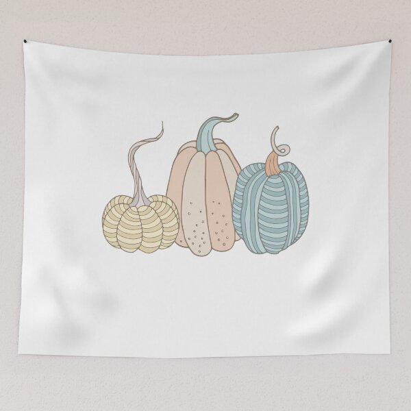 Item preview, Watercolor pastel  Pumpkins Gourds Fall Autumn Farm  designed and sold by funnytshirtemp.