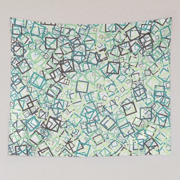 Item preview, Abstract Generative Art color distributed donut squares polygons background illustration designed and sold by IuriiVlasenko.