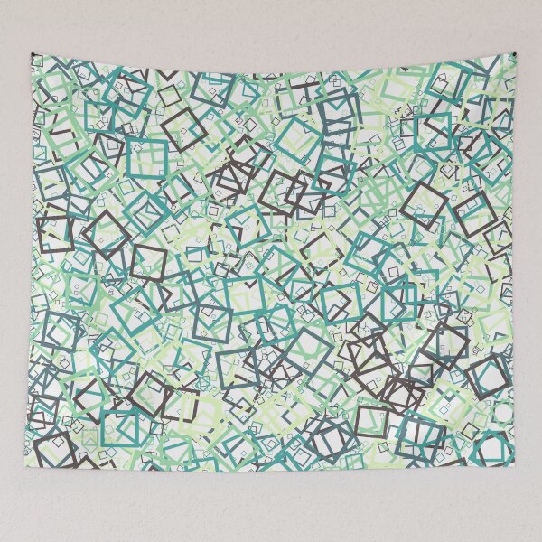 Item preview, Abstract Generative Art color distributed donut squares polygons background illustration designed and sold by IuriiVlasenko.