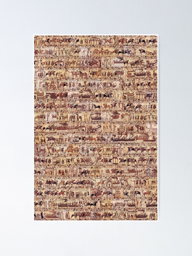 "Bayeux Tapestry" Poster for Sale by MontageMadness Redbubble