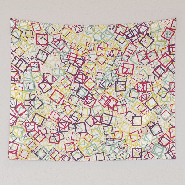 Item preview, Abstract Generative Art color distributed donut squares polygons background illustration designed and sold by IuriiVlasenko.