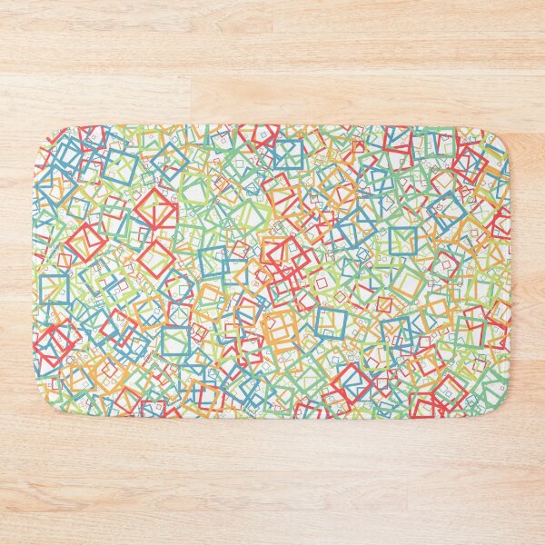 Item preview, Abstract Generative Art color distributed donut squares polygons background illustration designed and sold by IuriiVlasenko.