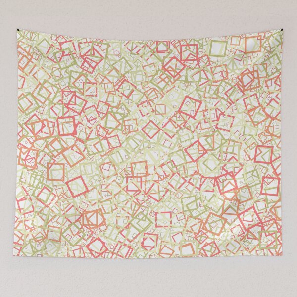 Item preview, Abstract Generative Art color distributed donut squares polygons background illustration designed and sold by IuriiVlasenko.