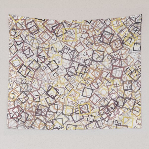 Item preview, Abstract Generative Art color distributed donut squares polygons background illustration designed and sold by IuriiVlasenko.