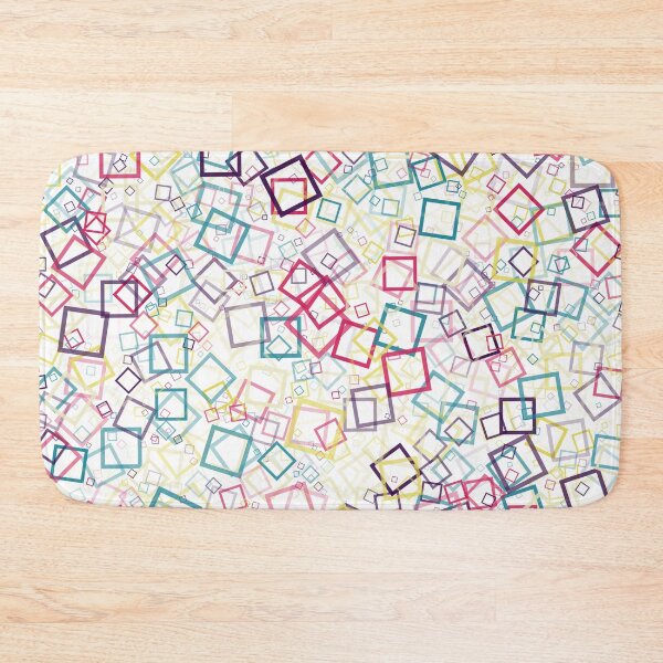 Item preview, Abstract Generative Art color distributed donut squares polygons background illustration designed and sold by IuriiVlasenko.