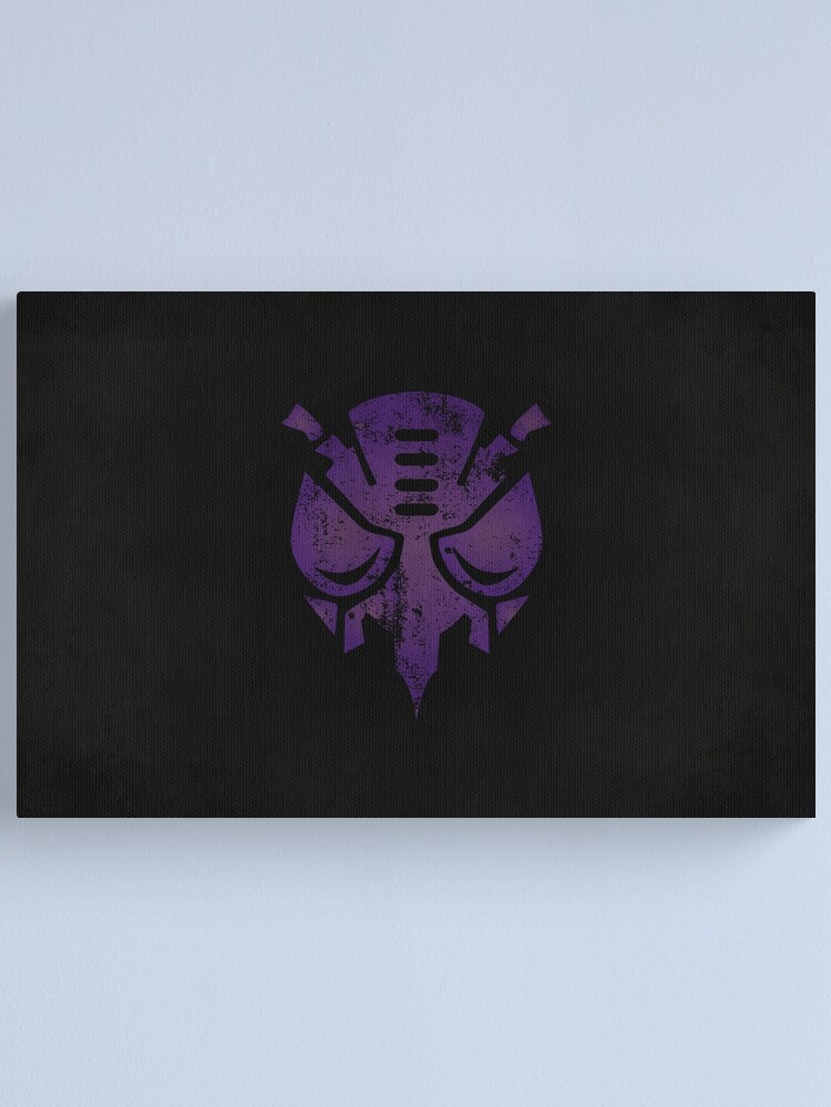 Thumbnail 2 of 3, Canvas Print, Predacons Logo · Distressed designed and sold by Logogami.