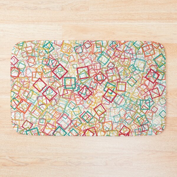 Item preview, Abstract Generative Art color distributed donut squares polygons background illustration designed and sold by IuriiVlasenko.