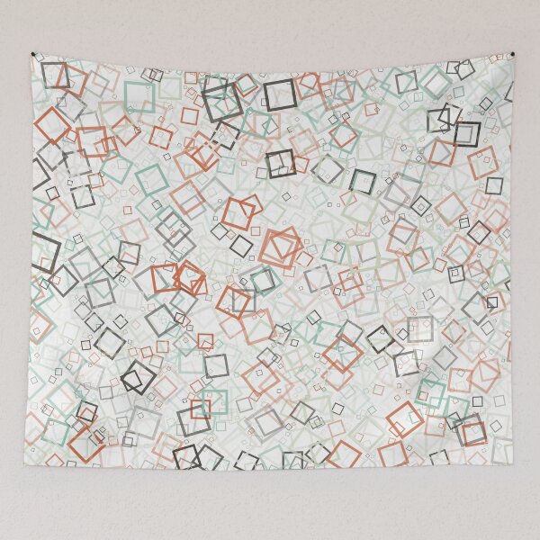 Item preview, Abstract Generative Art color distributed donut squares polygons background illustration designed and sold by IuriiVlasenko.