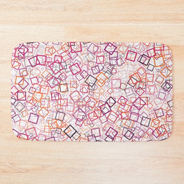 Item preview, Abstract Generative Art color distributed donut squares polygons background illustration designed and sold by IuriiVlasenko.