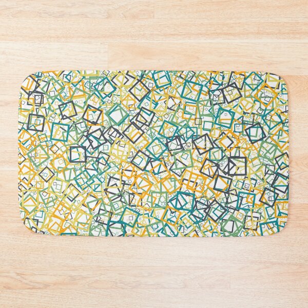Item preview, Abstract Generative Art color distributed donut squares polygons background illustration designed and sold by IuriiVlasenko.