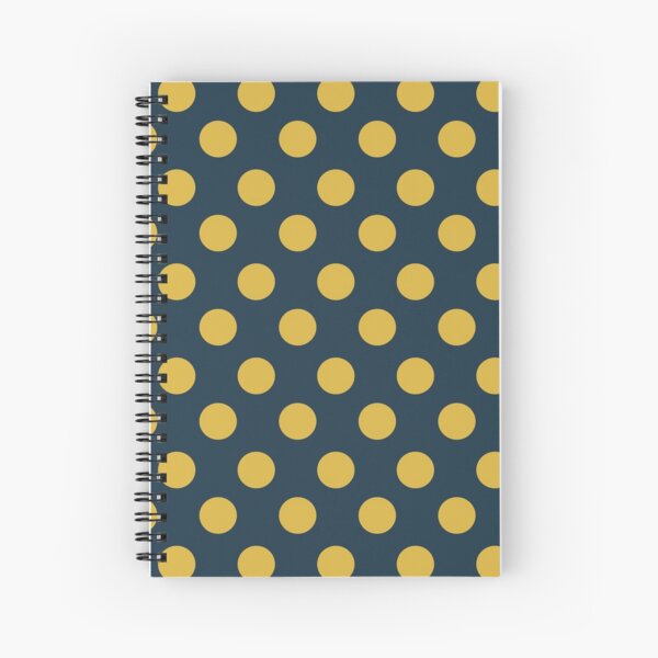 Item preview, Polka Dot Pattern in Light Mustard Yellow and Navy Blue designed and sold by kierkegaard.
