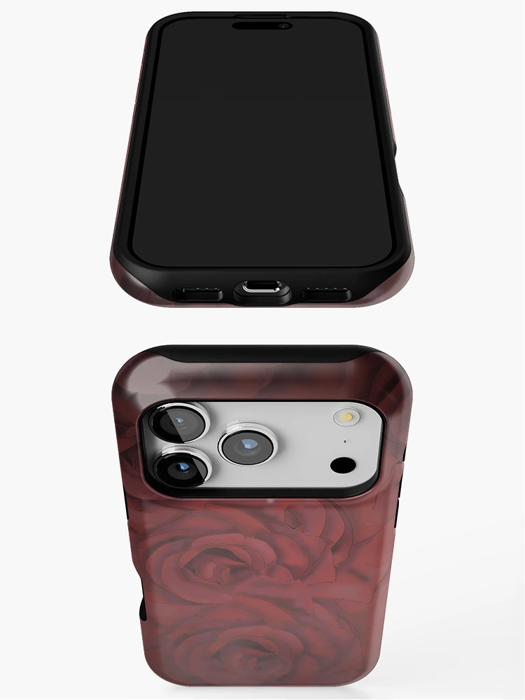 Thumbnail 3 of 4, iPhone Case, Gothic Roses designed and sold by SamSteinDesigns.
