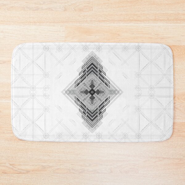 Item preview, Vigorous and bold fractal geometric shapes with compass symbol designed and sold by GeometricEye.