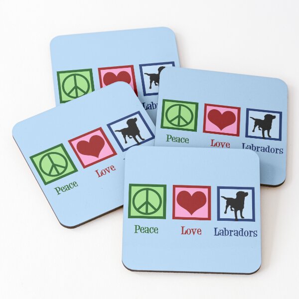 Item preview, Peace Love Labradors Cute Labrador Retriever designed and sold by Epic Love Designs.