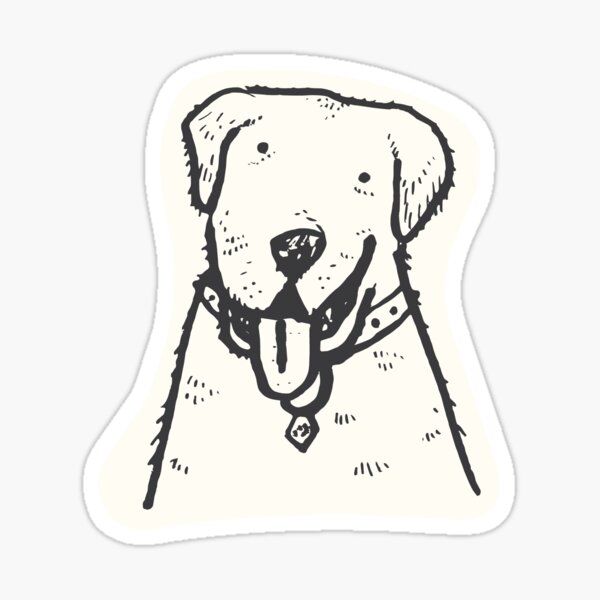 Best buddy dog Sticker