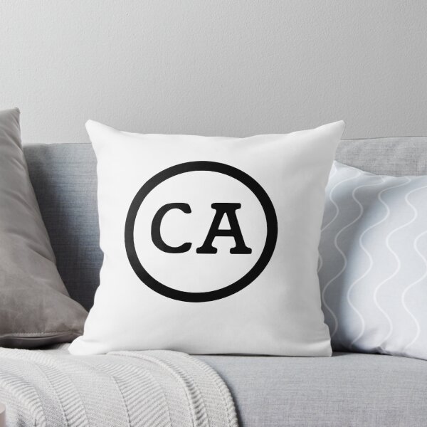 Item preview, California Abbreviation Circle designed and sold by sticks-.