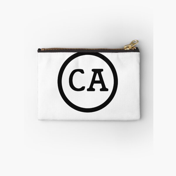 Item preview, California Abbreviation Circle designed and sold by sticks-.