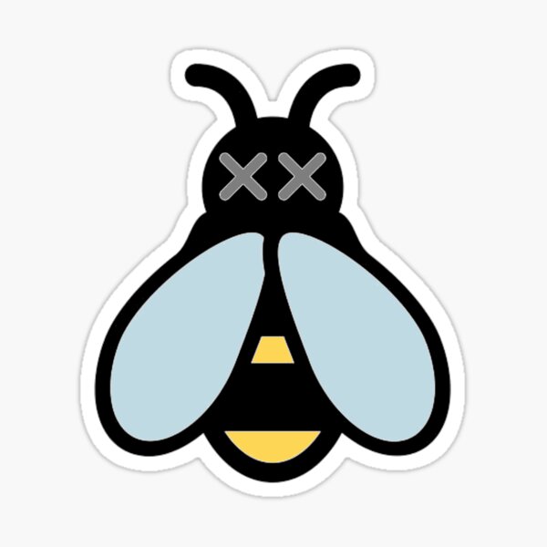 Pop Art Bee Sticker