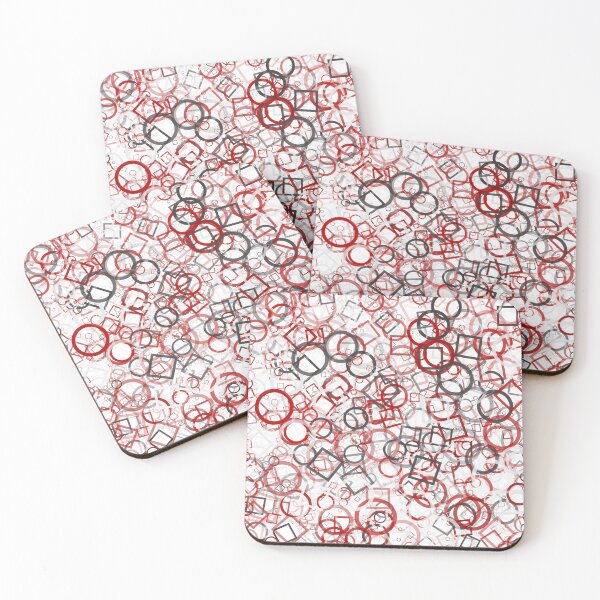 Item preview, Abstract Generative Art color distributed donut figures background illustration designed and sold by IuriiVlasenko.