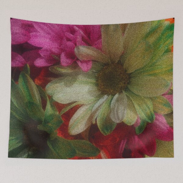Item preview, Grainy Green Flowers designed and sold by The Rage Garden.
