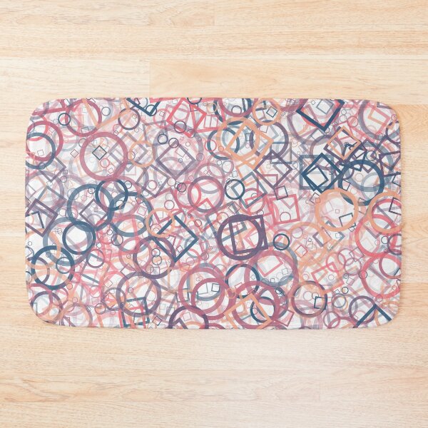 Item preview, Abstract Generative Art color distributed donut figures background illustration designed and sold by IuriiVlasenko.
