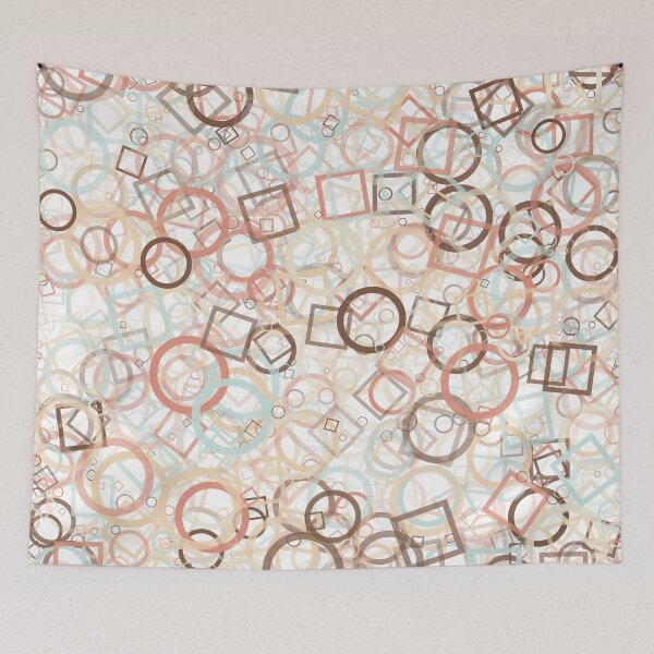 Item preview, Abstract Generative Art color distributed donut figures background illustration designed and sold by IuriiVlasenko.