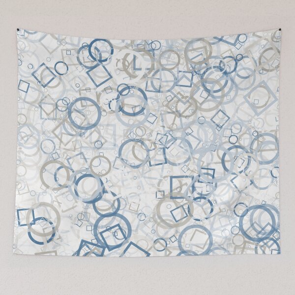 Item preview, Abstract Generative Art color distributed donut figures background illustration designed and sold by IuriiVlasenko.