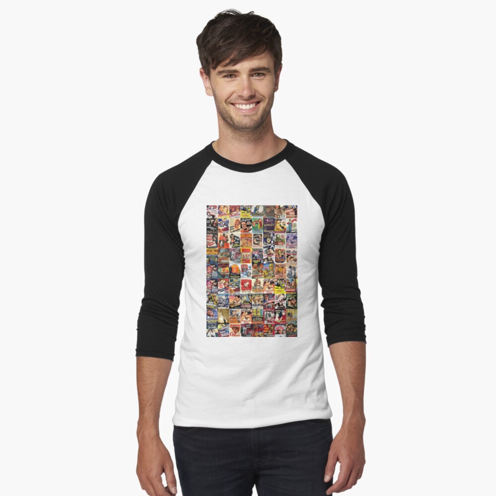Item preview, Baseball ¾ Sleeve T-Shirt designed and sold by Montage-Madness.