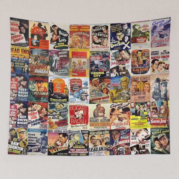 Item preview, Humphrey Bogart Movie Posters designed and sold by Montage-Madness.