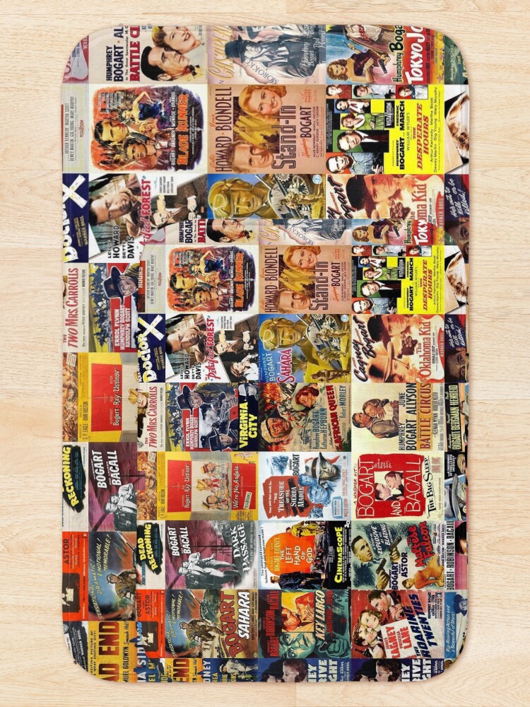 Alternate view of Humphrey Bogart Movie Posters Bath Mat