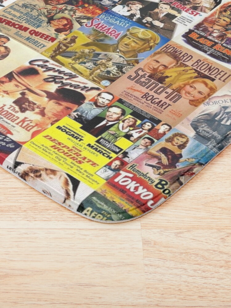 Alternate view of Humphrey Bogart Movie Posters Bath Mat