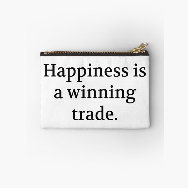 Item preview, Bullwit! funny money apparel and accessories - "Happiness is a winning trade" designed and sold by Bullwit!.