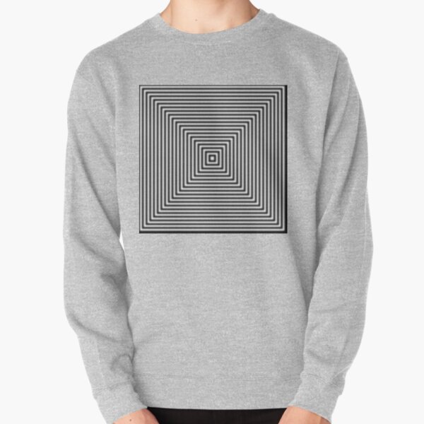 #Pattern, #simplicity, #design, #illusion, abstract, square, puzzle, illustration, shape, art Pullover Sweatshirt