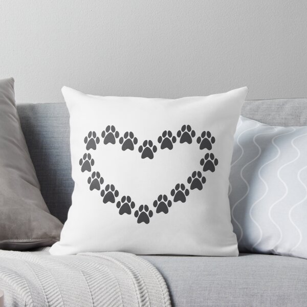 Item preview, Paw Prints Heart designed and sold by mborgali.