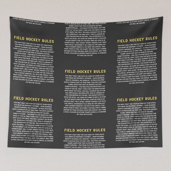 Item preview, Field Hockey Rules designed and sold by isstgeschichte.